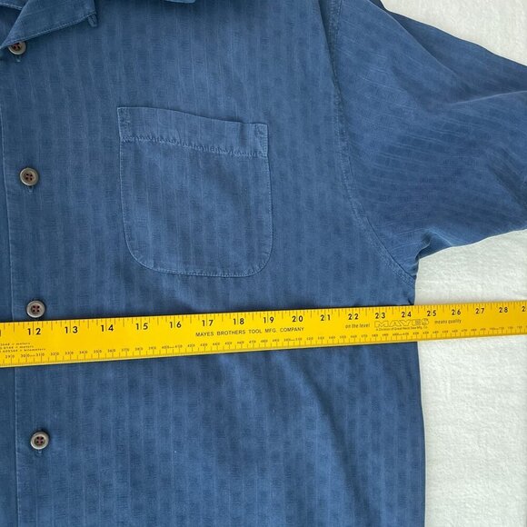 Tommy Bahama Silk MLB Baseball Game 2011 Mid-Summer Classic Shirt Blue Men XL‎ - Picture 7 of 11